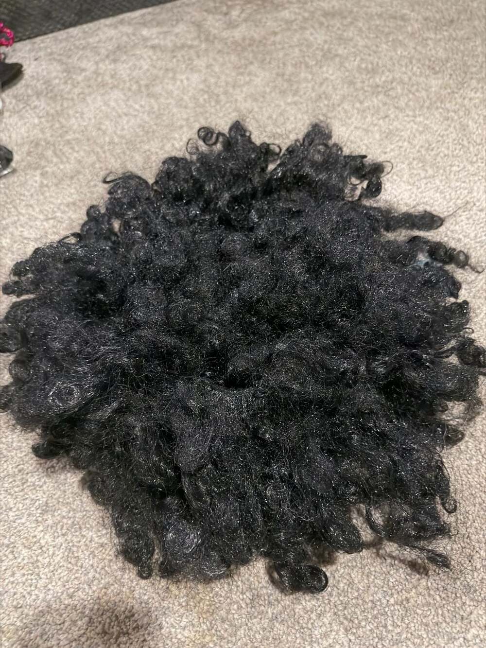 Halloween Costume - Long Curly Black Wig